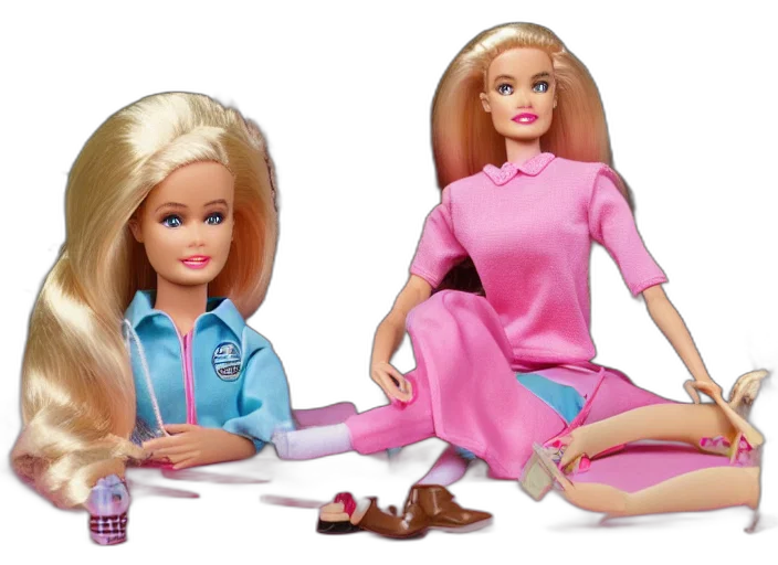 twin, peaks, barbie, play transparent PNG cut-out