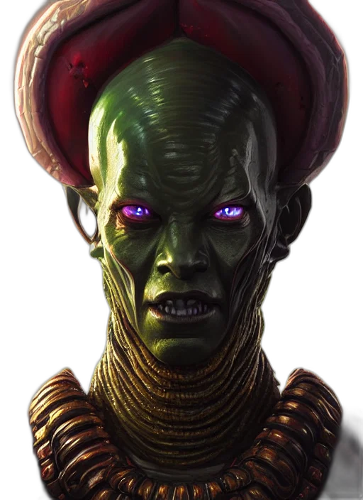 face, creature, staff, mask transparent PNG cut-out