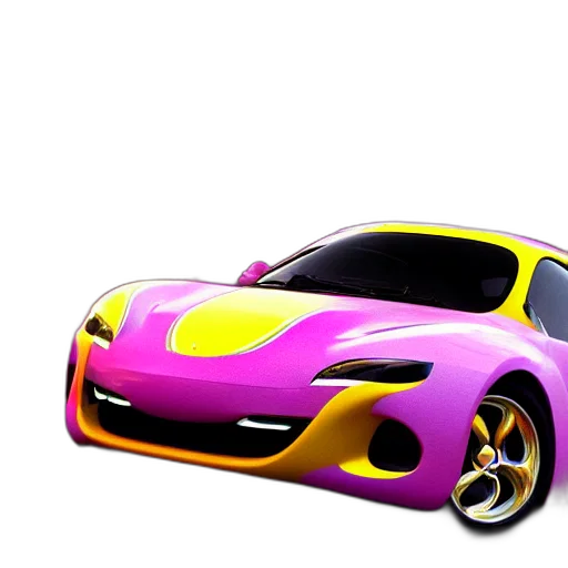 car, weapon, 3d render, concept art transparent PNG cut-out