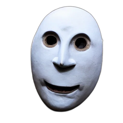 mask, face, robot, creature transparent PNG cut-out