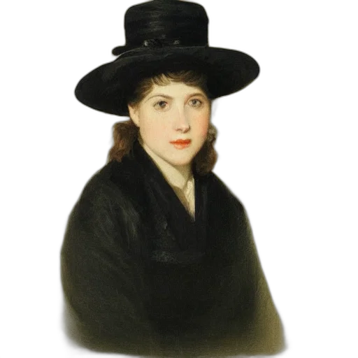 hat, face, jacket, staff transparent PNG cut-out