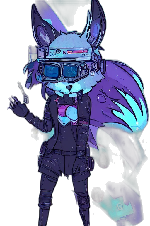 mask, jacket, staff, creature transparent PNG cut-out