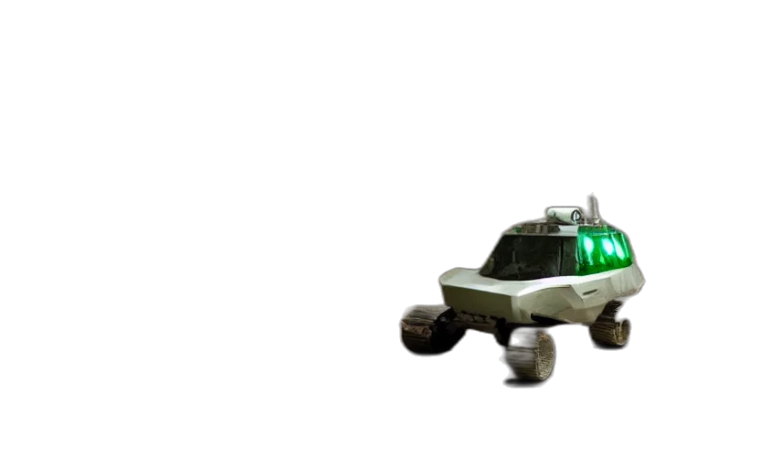 car, robot, weapon, creature transparent PNG cut-out