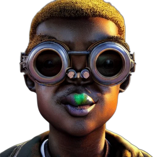 face, mask, animal, robot transparent PNG cut-out