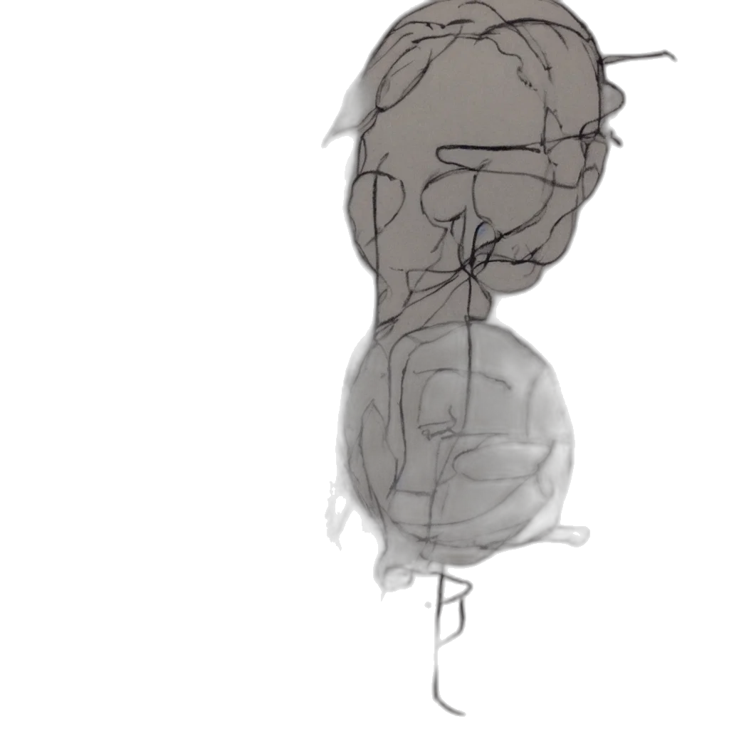 hair, face, mask, crown transparent PNG cut-out