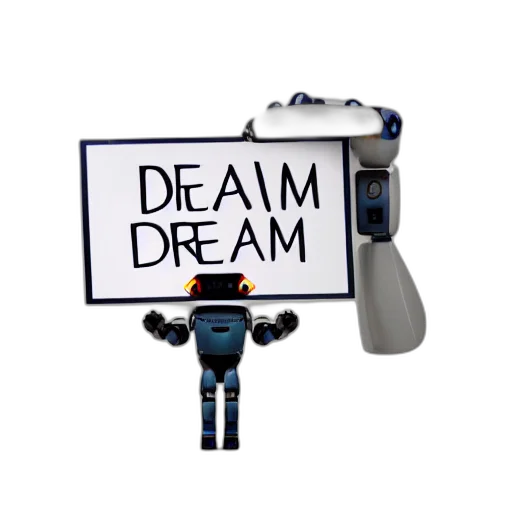 robot, staff, 3d render, concept art transparent PNG cut-out
