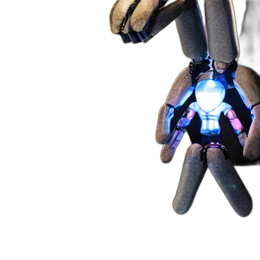 robot, staff, jewelry, weapon transparent PNG cut-out
