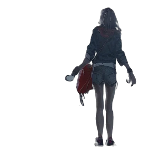dress, jacket, creature, concept art transparent PNG cut-out