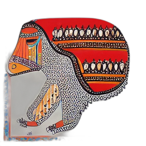 mask, hat, moroccan, painting transparent PNG cut-out