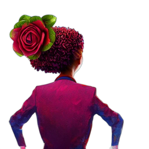 dress, flower, crown, hat transparent PNG cut-out
