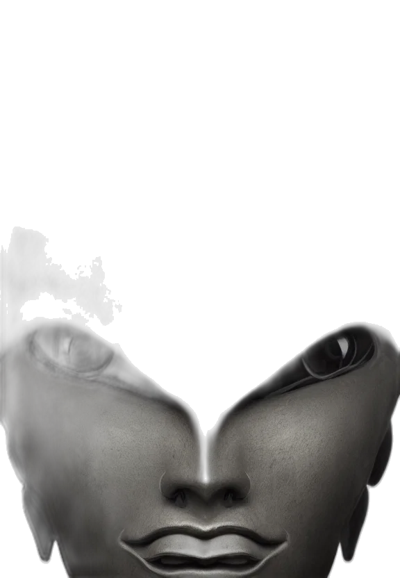 mask, face, crown, robot transparent PNG cut-out