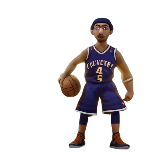 3d render, cartoon, concept art, steve transparent PNG cut-out