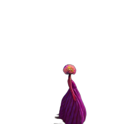 hair, crown, flower, dress transparent PNG cut-out
