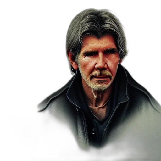 face, jacket, photorealistic, concept art transparent PNG cut-out
