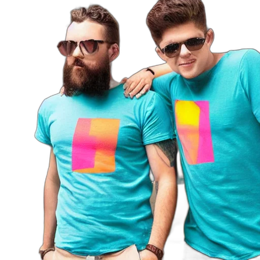 vaporwave, 3d render, pixel art, neon transparent PNG cut-out