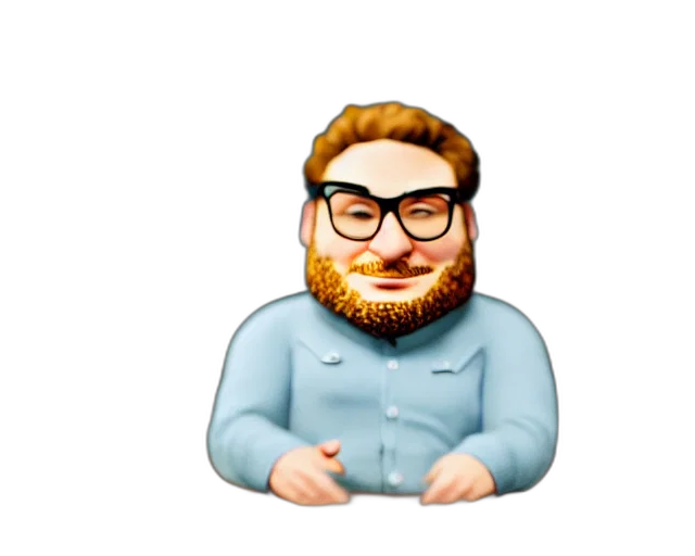 staff, face, cartoon, pixel art transparent PNG cut-out