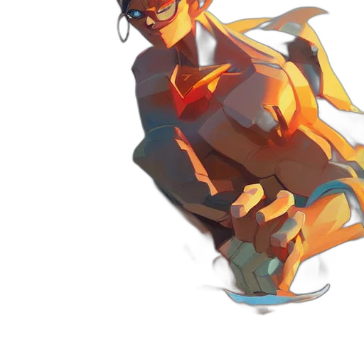 weapon, staff, dragon, jacket transparent PNG cut-out