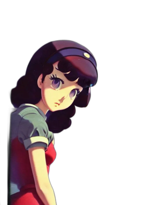 hat, face, staff, dress transparent PNG cut-out