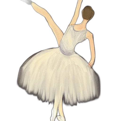 dress, staff, watercolor, concept art transparent PNG cut-out