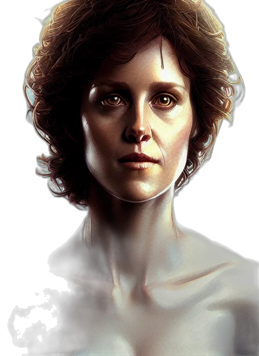 face, photorealistic, concept art, fantasy art transparent PNG cut-out