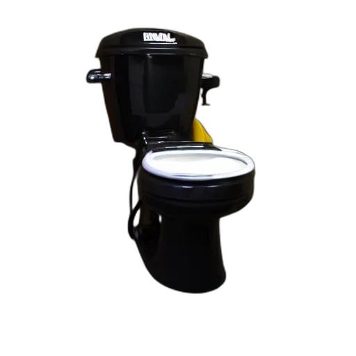 robot, 3d render, dewalt, toilet transparent PNG cut-out