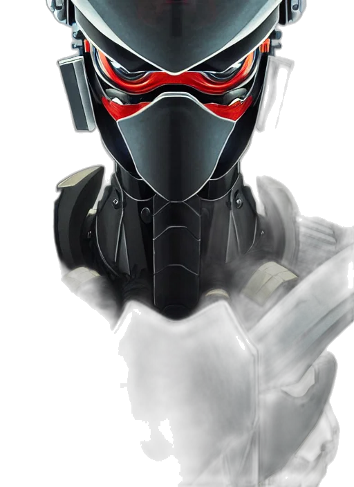 mask, robot, face, weapon transparent PNG cut-out