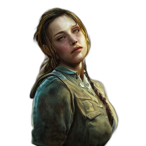 face, jacket, staff, weapon transparent PNG cut-out