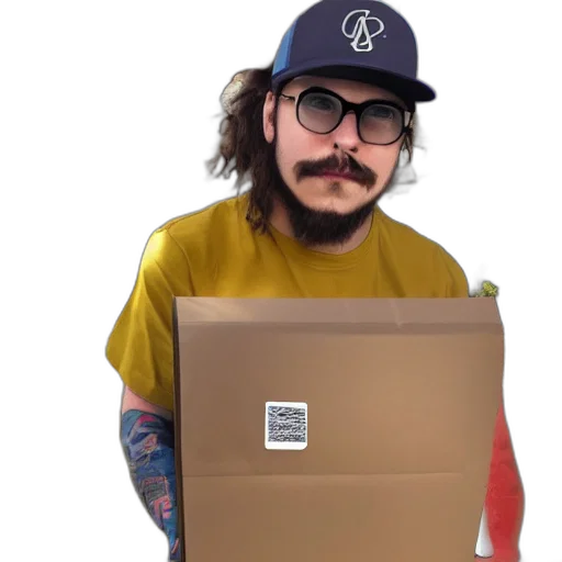 furniture, hat, face, creature transparent PNG cut-out