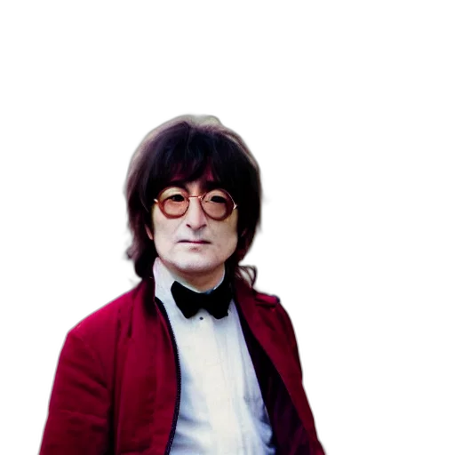 jacket, staff, face, hair transparent PNG cut-out