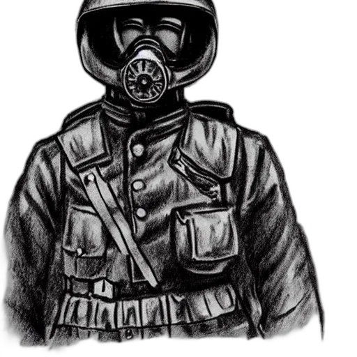 jacket, mask, face, weapon transparent PNG cut-out