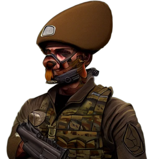 mask, face, staff, weapon transparent PNG cut-out