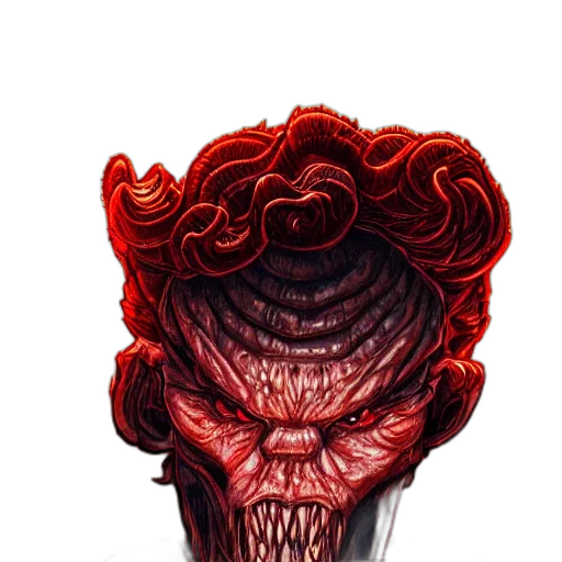mask, face, creature, hair transparent PNG cut-out