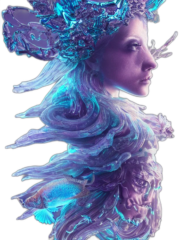 dress, crown, creature, dragon transparent PNG cut-out