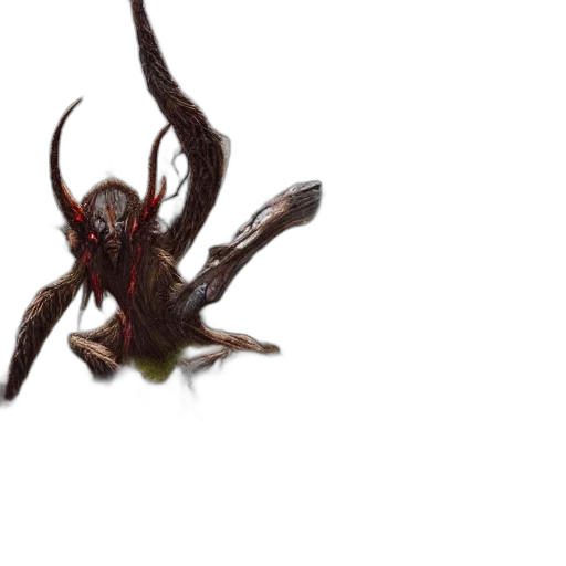 creature, dragon, animal, staff transparent PNG cut-out