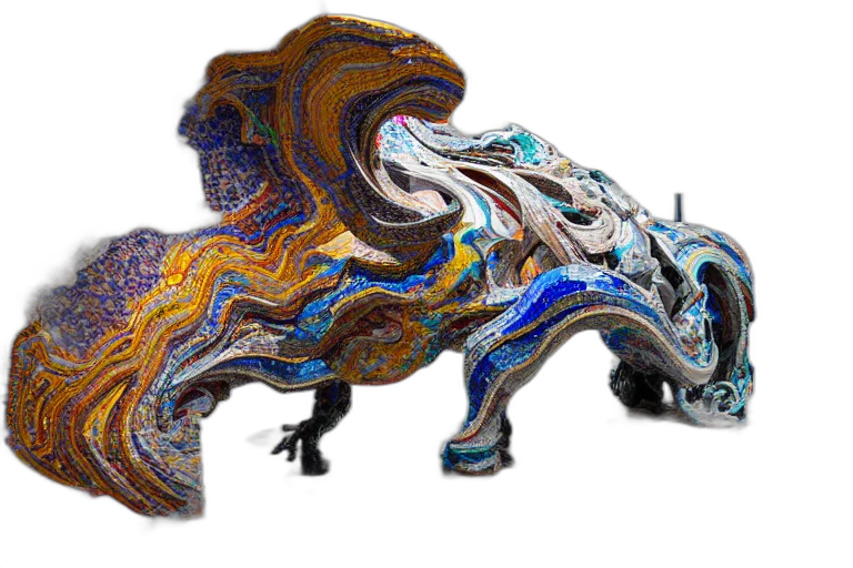 dragon, mask, animal, creature transparent PNG cut-out