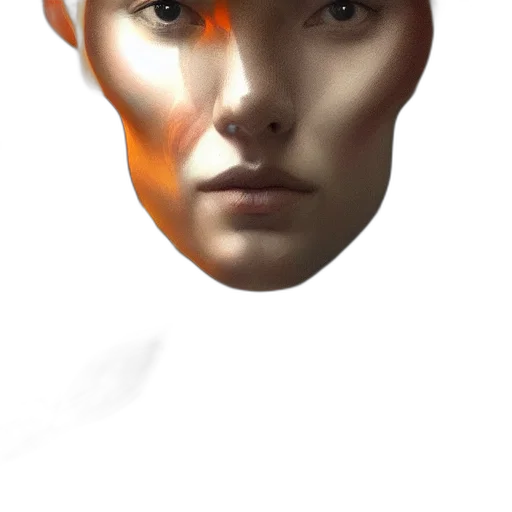 face, mask, robot, crown transparent PNG cut-out