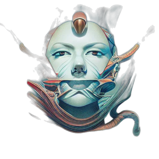 mask, face, robot, staff transparent PNG cut-out