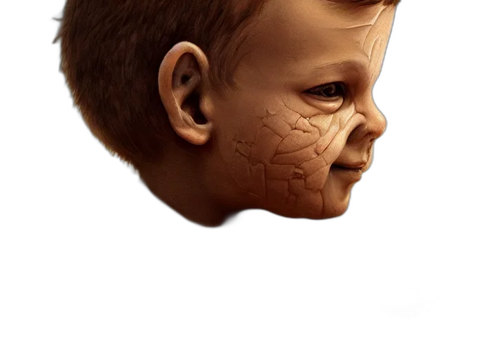 mask, face, crown, 3d render transparent PNG cut-out