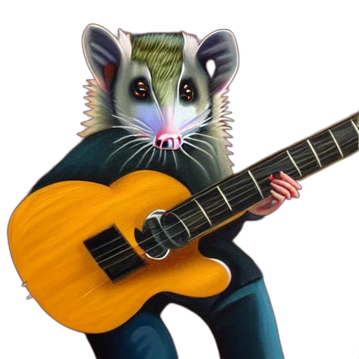 animal, creature, jacket, 3d render transparent PNG cut-out