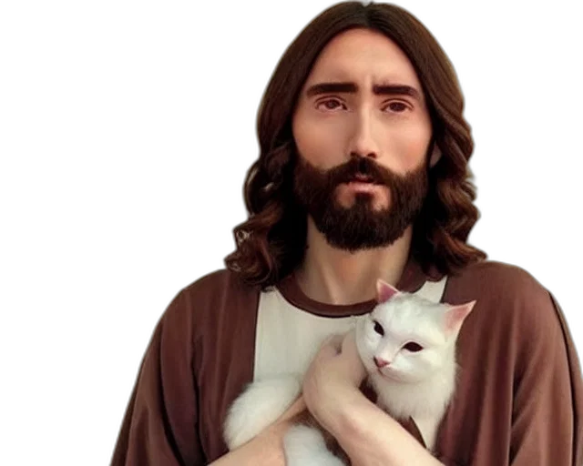 animal, jesus, christ, uwu transparent PNG cut-out