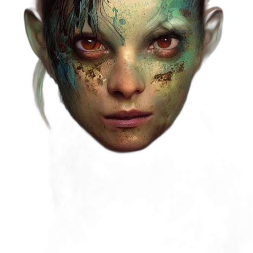 face, mask, creature, dragon transparent PNG cut-out