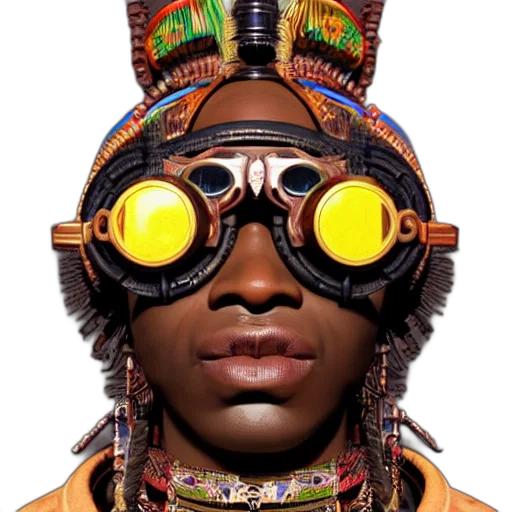 face, mask, jewelry, staff transparent PNG cut-out