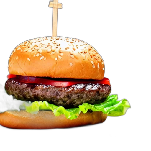 food, animal, weapon, 3d render transparent PNG cut-out