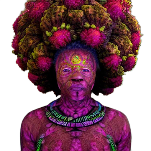 face, crown, flower, hair transparent PNG cut-out