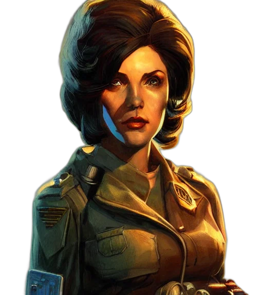 face, jacket, comic book art, concept art transparent PNG cut-out