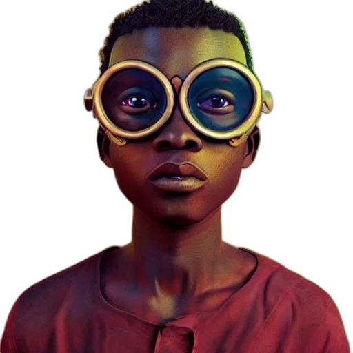 mask, face, robot, creature transparent PNG cut-out