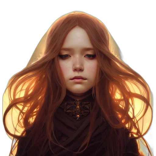 face, hair, crown, mask transparent PNG cut-out