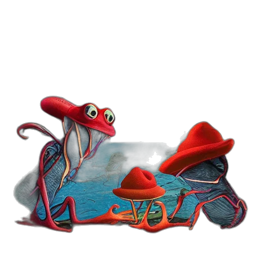 shoes, dragon, mask, creature transparent PNG cut-out