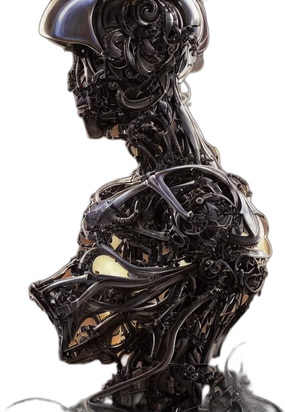robot, jewelry, dress, mask transparent PNG cut-out