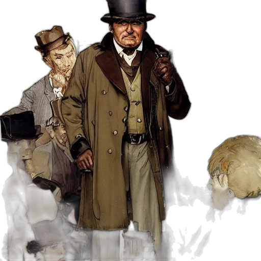 hat, concept art, comic book art, photorealistic transparent PNG cut-out